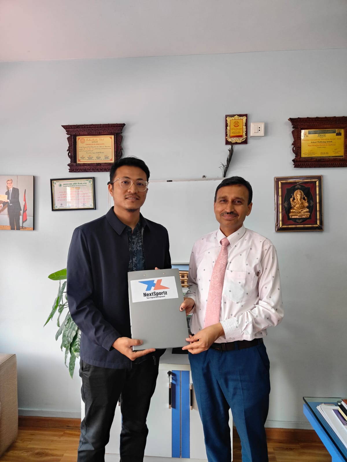 NextSportz partnership with Machhapuchhre IB World School Futsal Tournament